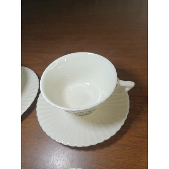 Lennox Rutledge Tea Cups And Saucers Set Of 4 - Picture 12 of 12
